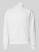 adidas Sportswear Regular Fit Sweatjacke mit Stehkragen in Offwhite, G...