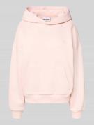 REVIEW Oversized Hoodie mit Kapuze in Rose, Größe L
