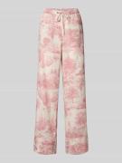 SEDUCTIVE Stoffhose mit elastischem Bund Modell 'VIOLETTA' in Rosa, Gr...