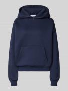 REVIEW Relaxed Fit Sweatshirt mit Logo-Print in Marine, Größe L