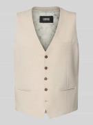 CINQUE Weste mit Paspeltaschen Modell 'Vitra' in Beige, Größe 44