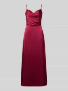 Vila Regular Fit Midikleid mit Rückenausschnitt Modell 'Ravenna' in Du...