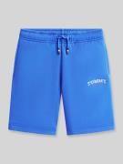 Tommy Hilfiger Kids Regular Fit Sweatshorts aus Baumwoll-Mix in Royal,...