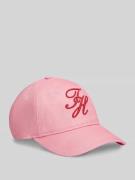 Tommy Hilfiger Basecap mit aufgesticktem Logo in Rosa, Größe 1