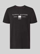 Tommy Hilfiger Regular Fit T-Shirt aus reiner Baumwolle in Black, Größ...
