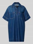 BOSS Orange Regular-Fit Jeanskleid aus Baumwoll-Mix mit Lyocell-Anteil...