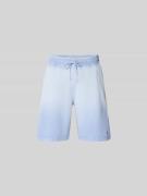 Diesel Sweatshorts aus reiner Baumwolle in Hellblau, Größe L