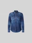 Dsquared2 Classic Fit Jeanshemd aus Baumwoll-Mix in Marine, Größe 48