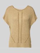 Soyaconcept Strickshirt mit Kappärmeln Modell 'CARYNN' in Sand, Größe ...