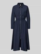 Soyaconcept Hemdblusenkleid mit Reißverschluss Modell 'NETTI' in Marin...