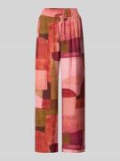 Soyaconcept Stoffhose im Allover-Look Modell 'CATANIA' in Rosa, Größe ...