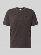 CHAMPION T-Shirt mit Label-Stitching und Rundhalsausschnitt in Black, ...