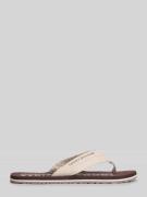 Tommy Hilfiger Zehentrenner aus Leinen in Beige, Größe 40