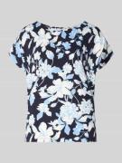 s.Oliver RED LABEL Oversized T-Shirt aus Viskose-Mix in Blau, Größe 34