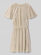 Garcia Regular Fit Kleid mit Rundhalsausschnitt in Silber, Größe 140