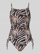 HUGO Badeanzug mit seitlichen Raffungen Modell 'FANCY' in Black, Größe...