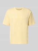 GAP T-Shirt mit Logo und Rundhalsausschnitt in Hellgelb, Größe L