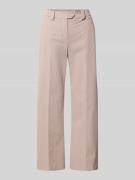 Windsor Slim Fit Hose mit Bügelfalten in Altrosa, Größe 34