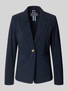 WHITE LABEL Slim Fit Blazer mit Knopfverschluss in Marine, Größe 34