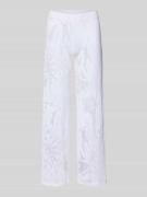 Banana Moon Hose aus Häkelspitze Modell 'KISKA COCOBEACH' in Weiss, Gr...