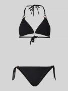 Banana Moon Bikini mit Allover-Crochet-Optik Modell 'Sunmesh' in Black...