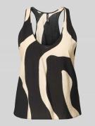 Mango Blusentop aus Viskose-Mix Modell 'NIKITA' in Black, Größe L