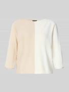 s.Oliver BLACK LABEL Regular Fit Strick-Shirt aus Baumwoll-Mix in Came...