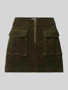 Tommy Hilfiger Ausgestellter Mini-Rock aus Baumwoll-Mix in Khaki, Größ...