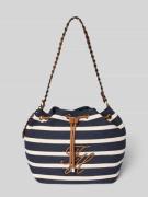 Tommy Hilfiger Beuteltasche aus Baumwoll-Mix in Dunkelblau, Größe 1