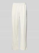 CHAMPION Sweatpants mit Längsnähten und Label-Stitching in Offwhite, G...