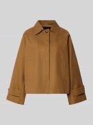 Mango Jacke mit Ärmelriegeln Modell 'CUBA' in Camel, Größe L