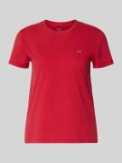 Levi's® Regular Fit T-Shirt aus reiner Baumwolle in Rot, Größe L