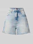Tommy Jeans Regular Fit Jeansshorts aus Baumwoll-Mix Modell 'MOM SHORT...