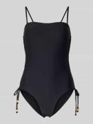 Marc O'Polo Badeanzug mit Label-Schriftzug Modell 'ABSTRACT FLORAL' in...