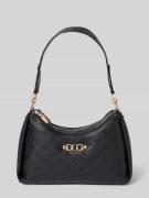 Guess Shoulder Bag in Leder-Optik mit Logo-Detail Modell 'Anise' in Bl...