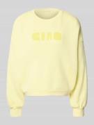 Lanius Oversized Sweatshirt mit Rundhalsausschnitt in Hellgelb, Größe ...