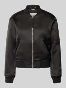 khujo Regular Fit Bomberjacke mit Stehkragen Modell 'Beth' in Black, G...