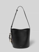 FURLA Bucket Bag mit Logo-Applikation Modell 'Roxie' in Black, Größe 1