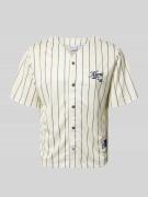 KARL KANI Regular Fit Freizeithemd mit Logo-Stitching in Weiss, Größe ...