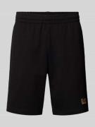 EA7 Emporio Armani Shorts mit elastischem Bund und Logo in Black, Größ...