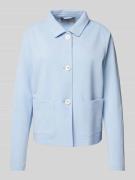 WHITE LABEL Jacke mit Umlegekragen in Bleu, Größe 50