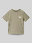 Jack & Jones Regular Fit T-Shirt mit mit Statement-Print Modell 'Bro' ...