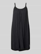Marc O'Polo Loose Fit Strandkleid aus Viskose-Baumwoll-Mix in Black, G...