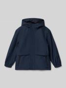 Mango Parka mit Reißverschlusstaschen Modell 'JUAN' in Marine, Größe 1...