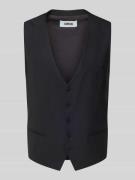 CINQUE Weste mit V-Ausschnitt und Knopfleiste Modell 'Totti' in Black,...