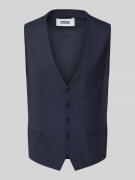 CINQUE Weste mit V-Ausschnitt und Knopfleiste Modell 'Totti' in Dunkel...