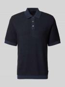 Jack & Jones Premium Regular Fit Poloshirt in Strick-Optik Modell 'Kin...
