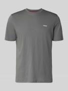 HUGO Regular Fit T-Shirt aus reiner Baumwolle Modell 'DERO222' in Anth...