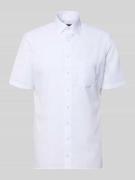 OLYMP Regular Fit Freizeithemd mit Kentkragen in Weiss, Größe 39