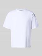 Strellson Regular Fit T-Shirt aus Baumwoll-Mix Modell 'GEZA-R' in Weis...